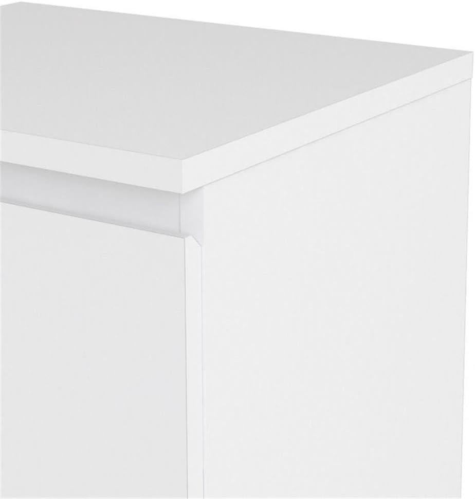Tvilum, Aurora 2 Drawer Nightstand, White