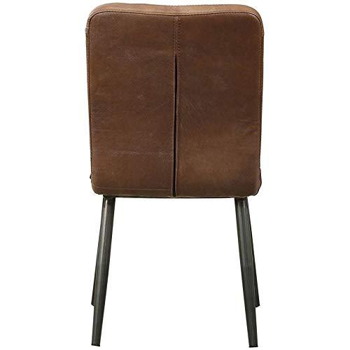 17 Stories 19'' H Genuine Leather Upholstered Side Chair (Set of 2)