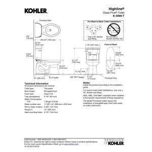 Highline Elongated Two-Piece toilet