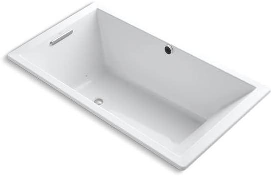 Underscore Rectangle 66'' x 36'' Drop In Whirlpool Acrylic Bathtub with Heater