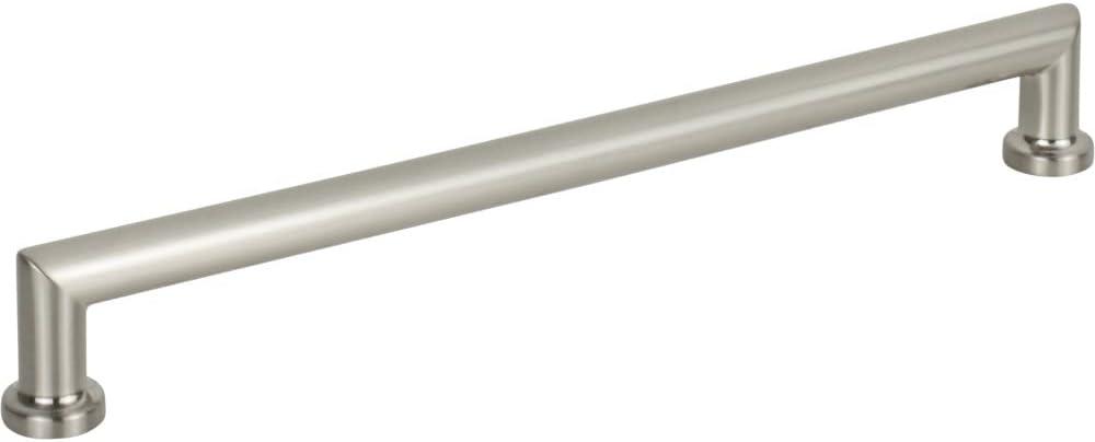 Morris 8 13/16 Inch Brushed Satin Nickel Cabinet Pull