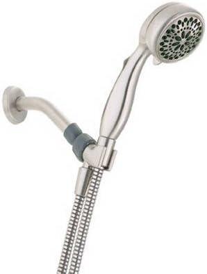 Satin Nickel 7-Function Handheld Showerhead with 6 ft Hose