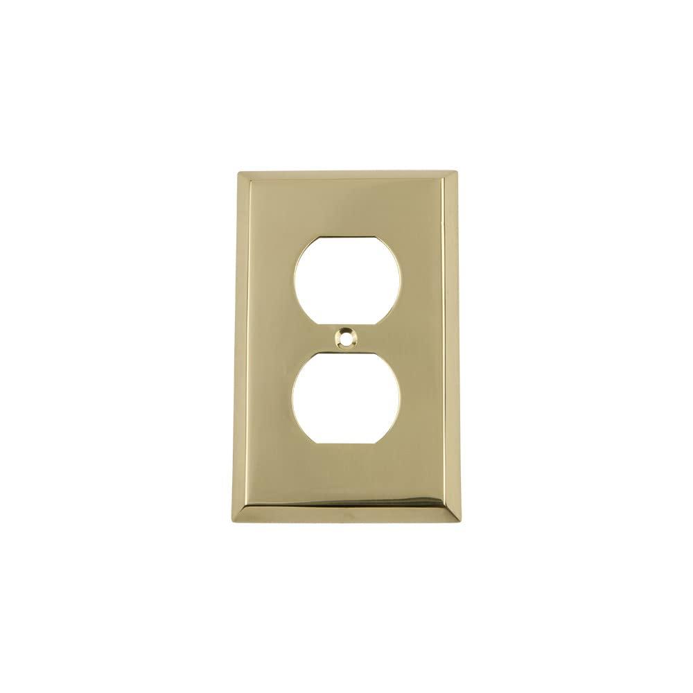 New York 1-Gang Duplex Outlet Wall Plate