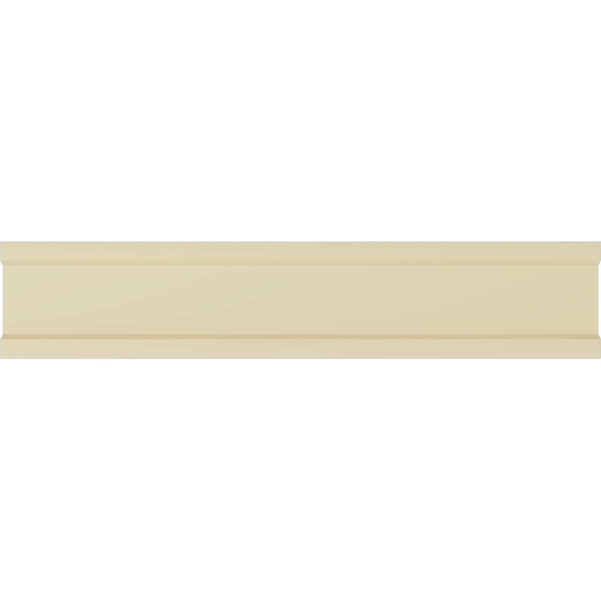 Ekena Millwork 3 1/2"H x 3/4"P x 94 1/2"L Benson Acanthus Leaf Chair Rail