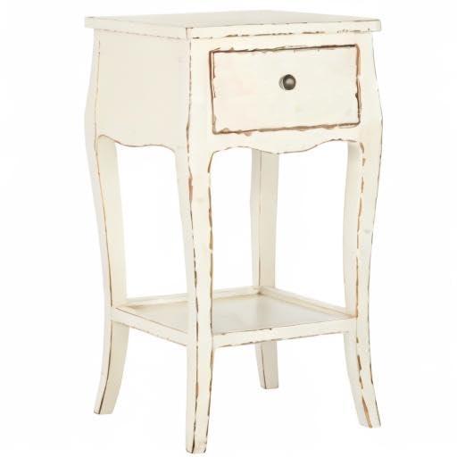 Thelma End Table - Vintage Cream - Safavieh