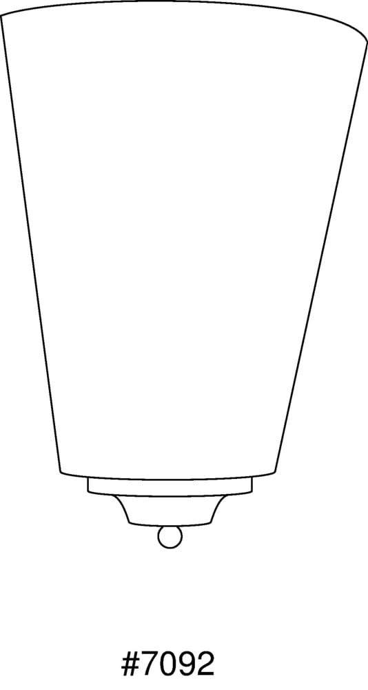 Progress Lighting, Contemporary Collection, 1-Light LED Wall Sconce, Brushed Nickel, White Acrylic Shade, Material: Steel