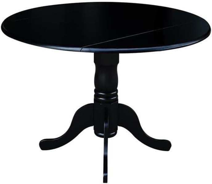 42" Mason Round Dual Drop Leaf Dining Table - International Concepts