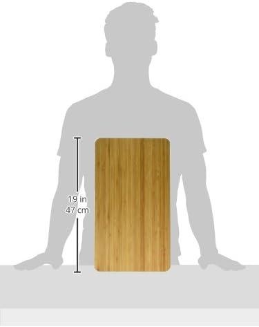Large Rectangular Bamboo Chopping Block with Silicone Feet