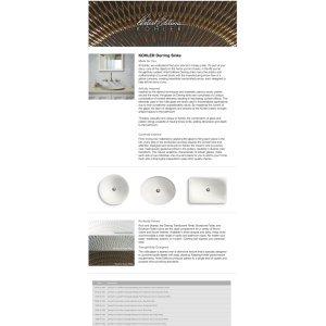 Kohler Derring®, Artist Editions Oval Undermount Bathroom Sink