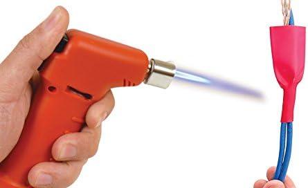 EverStart Mini Butane Torch with Safety Lock, Red, Assembled Product Weight .26 lbs