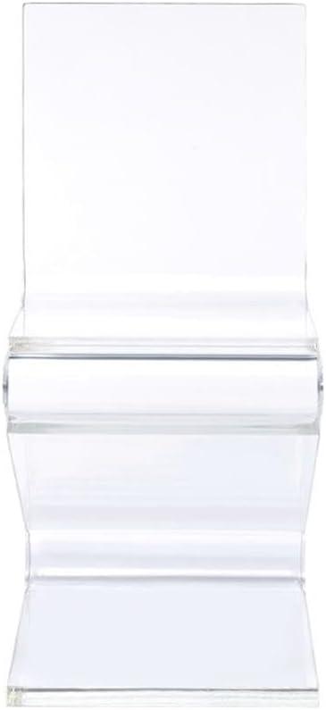 Peek Acrylic Z Chair Clear - Picket House Furnishings: Modern Plexiglass Armless Chair, No Cushion