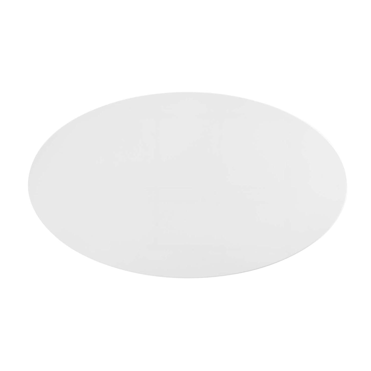 Modway Lippa 48" Oval Dining Table in Black White