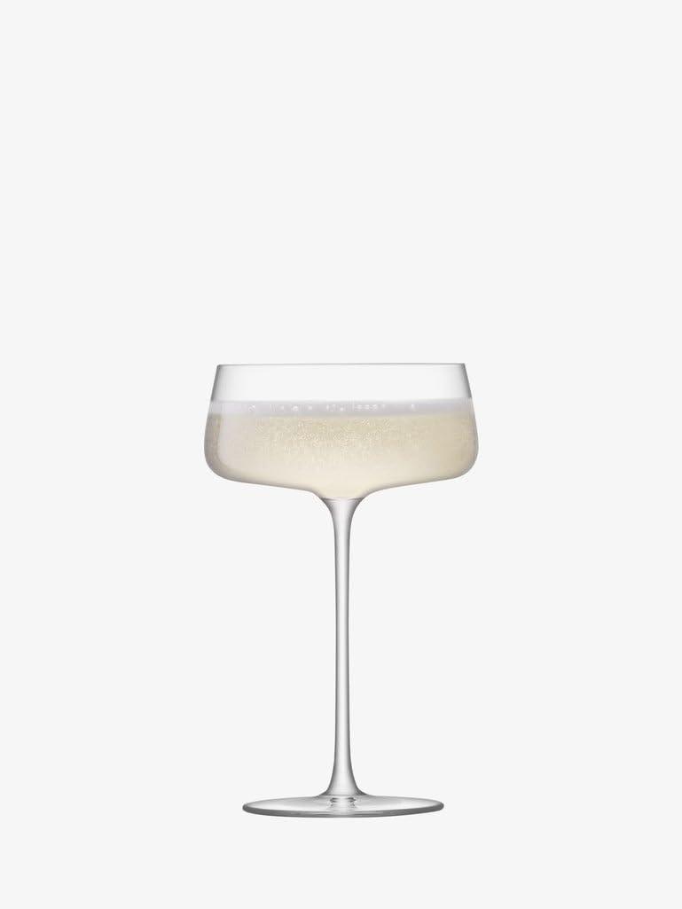 Metropolitan Glassware by LSA International - Champagne Coupes -Set of 4