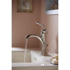 Kohler Devonshire® Single-Handle Bathroom Sink Faucet with Drain Assembly, 1.2 GPM K-193-4-PB