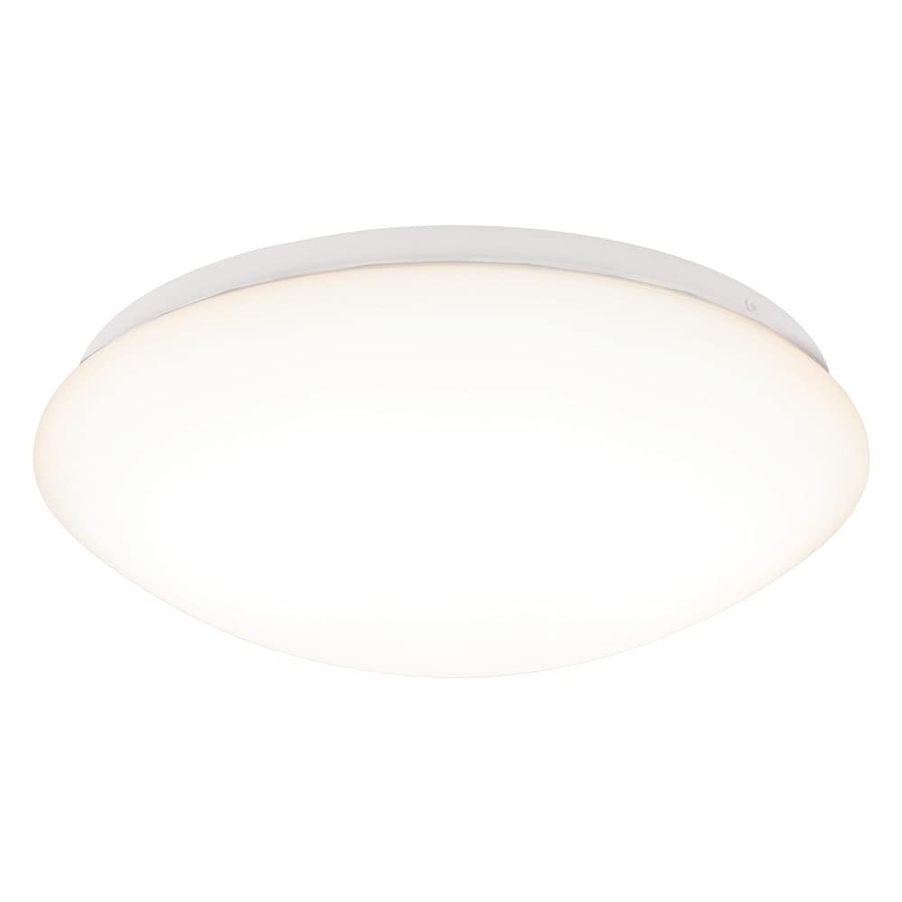 Maxxima 14 in. LED Flush Mount Ceiling Mushroom Light Fixture - Indoor Dimmable Dome Light, 3000K Warm White, 1600 Lumens, Ideal for Bedroom, Kitchen, and Entryway