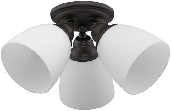 Livex Lighting Somerville 3 - Light Flush Mount in  Bronze