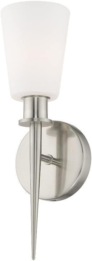 Livex Lighting Witten 1 - Light Wall Light in  Polished Nickel