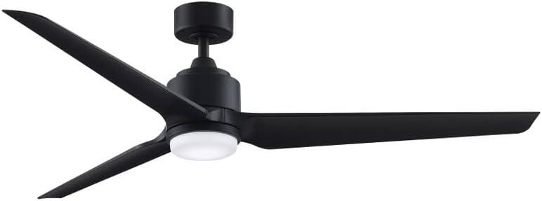 TriAire 64-Inch Black Ceiling Fan Blades Set of Three