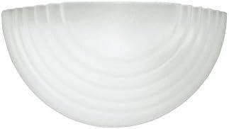 10 in. 1-Light White Modern Transitional Wall Bath Sconce with Stepped Satin White Glass
