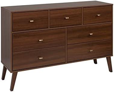 6 Drawer Milo Mid-Century Modern Tall Chest - Prepac