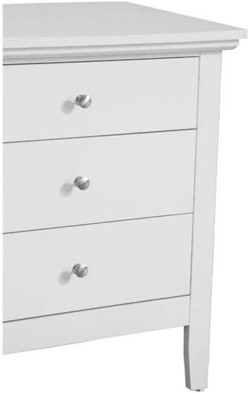 Hammond 3 - Drawer Nightstand Bed Side Table Wood Nightstand Small Bedside Table And Dresser