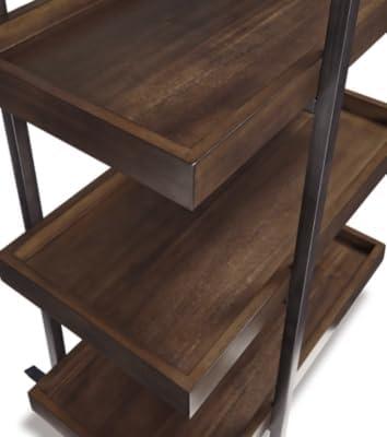 Signature Design by Ashley Starmore Industrial Entertainment Center Pier or Bookcase, Brown