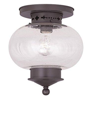 Livex Lighting Harbor 1 - Light Flush Mount in  Bronze
