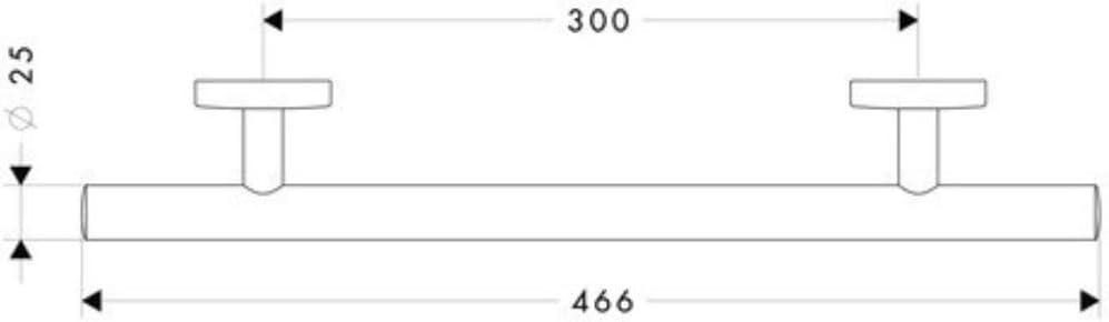 E & S Accessories Wall Mounted Towel Bar