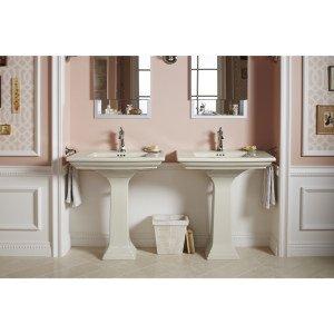 Memoirs® Stately Pedestal/Console Table Bathroom Sink Basin with Single Faucet-hole Drilling