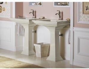 Memoirs® Stately Pedestal/Console Table Bathroom Sink Basin with Single Faucet-hole Drilling