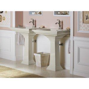 Memoirs® Stately Pedestal/Console Table Bathroom Sink Basin with Single Faucet-hole Drilling