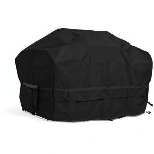 Covermates Grill Cover - Weather Resistant Outdoor Cover, Heavy Duty bbq Covers for Large Outdoor Kitchen, Prestige 900D Polyester, 60 Inch, Black