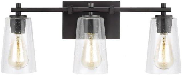 Generation Lighting Mercer 21 1/2" Wide Oil-Rubbed Bronze 3-Light Bath Light