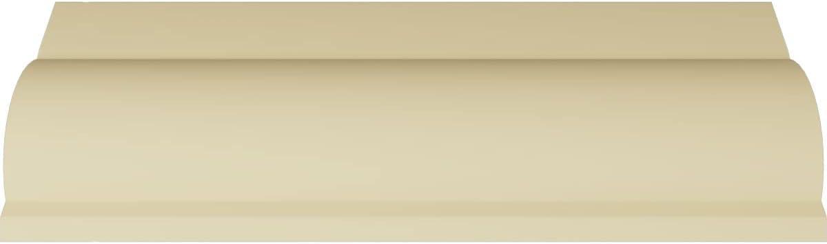 Ekena Millwork 7 3/4"H x 5 1/2"P x 9 1/2"F x 94 1/2"L Odessa Leaf Dentil Crown Moulding