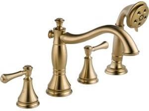 Cassidy Deck Mounted Roman Tub Faucet Trim with Diverter