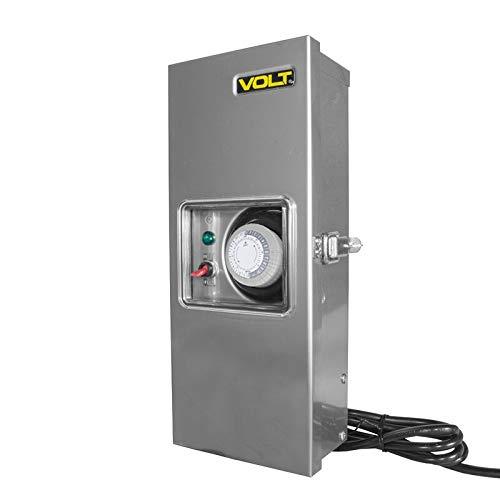 VOLT Brass Landscape Lighting Kit (8 Spotlights, 4 Path Lights)