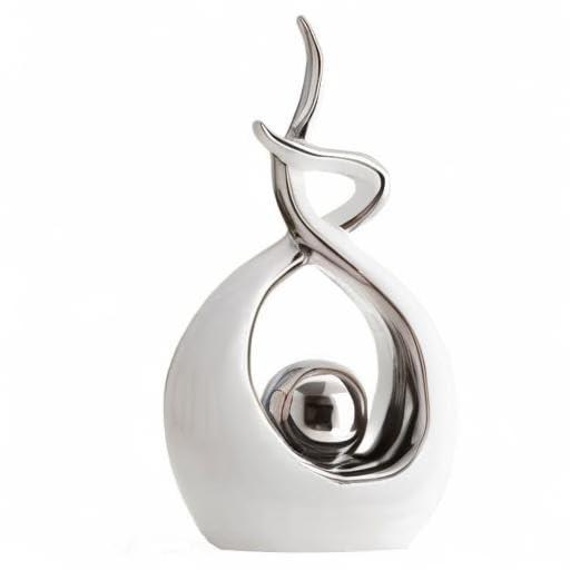 Home Decor Modern Abstract Art Ceramic Statue Table Decorations for Dining Room Living Room Office Centerpiece
