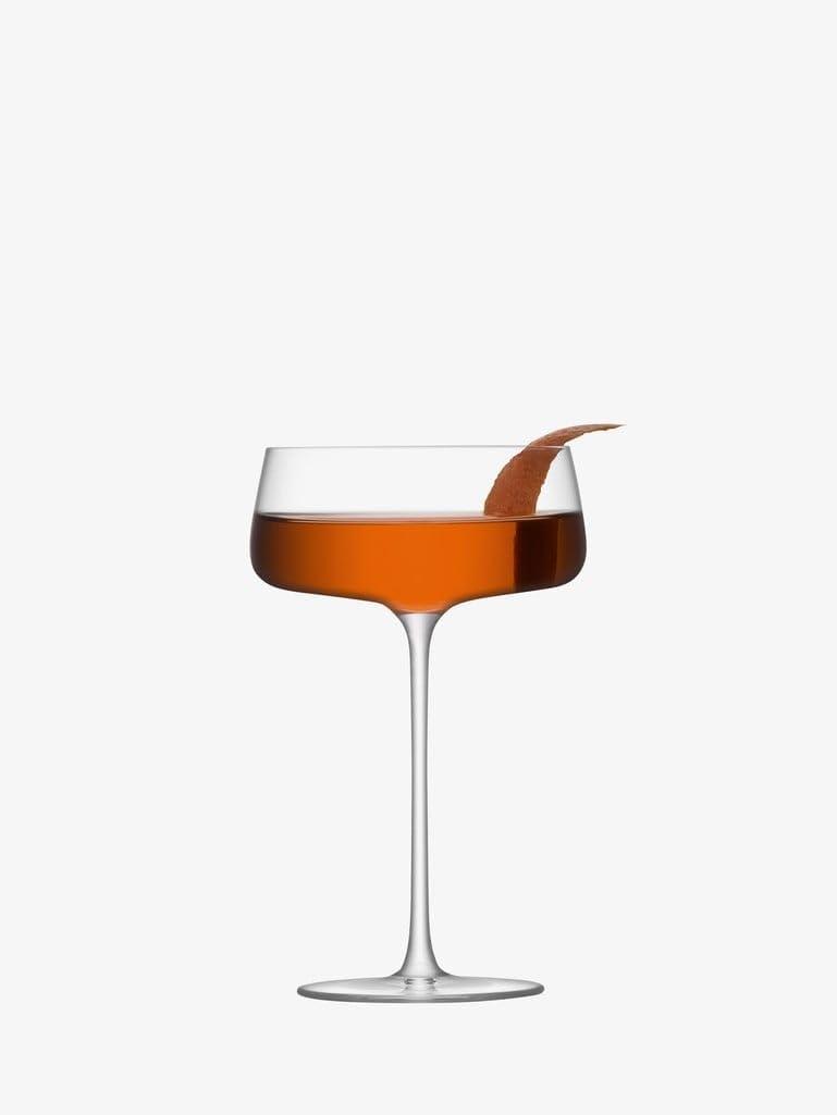 Metropolitan Glassware by LSA International - Champagne Coupes -Set of 4