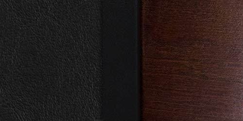 Flash Furniture HERCULES Series Black 3 Circle Back Metal Restaurant Barstool - Walnut Wood Back, Black Vinyl Seat