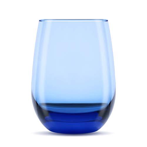 Classic Libbey All-Purpose Stemless Wine Glasses