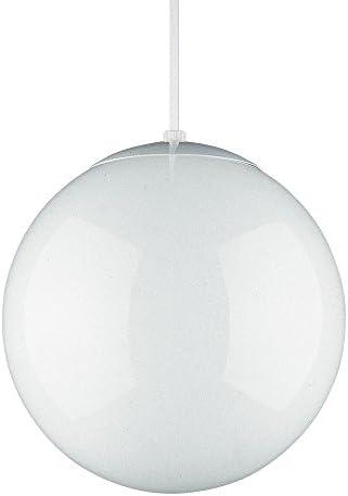 Sea Gull Lighting 6022-15 Leo Globe Pendant Hanging Modern Fixture, One - Light, RED