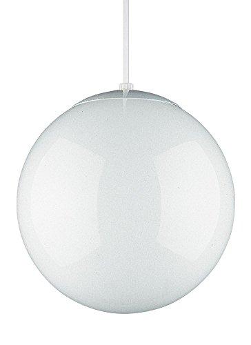 Leo Satin Aluminum 8" Globe Pendant with White Glass Diffuser