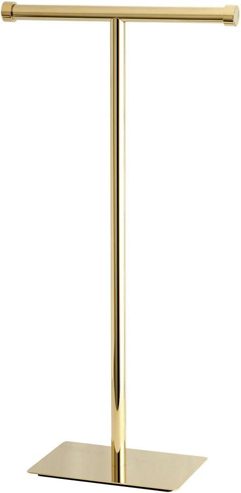 Kingston Brass Cc810 Claremont Free Standing Euro Toilet Paper Holder - Brass
