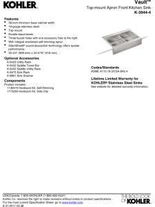 Vault™ 35.75" L x 24.3125" W Double Basins Farmhouse Kitchen Sink