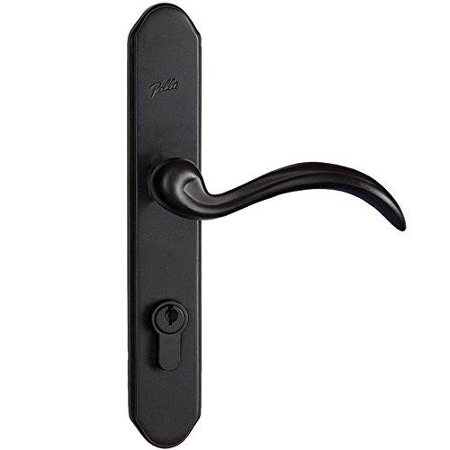 pella select matte black storm door matching handleset