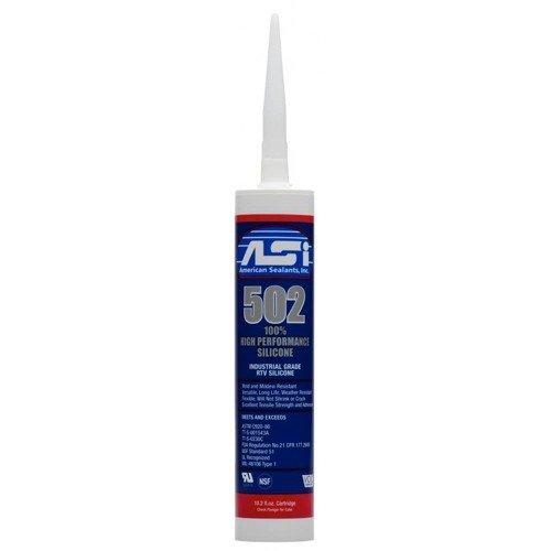 ASI 502 High Performance Black Silicone - 10.2 oz. Cartridge