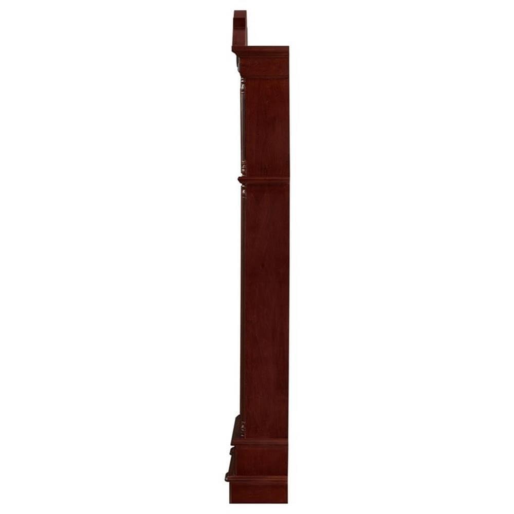Coaster Furniture Harris Grandfather Clock with Chime Brown Red and Clear, 900749