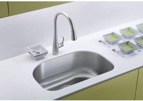 Cinch 26.4'' L Undermount Single Bowl Stainless Steel Kitchen Sink
