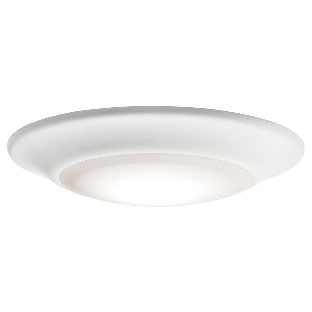 43878WHLED27-Kichler Lighting-Gen I - 11W LED Downlight - with Utilitarian inspirations - 1.25 inches tall by 6 inches wide-White Finish-2700 Color