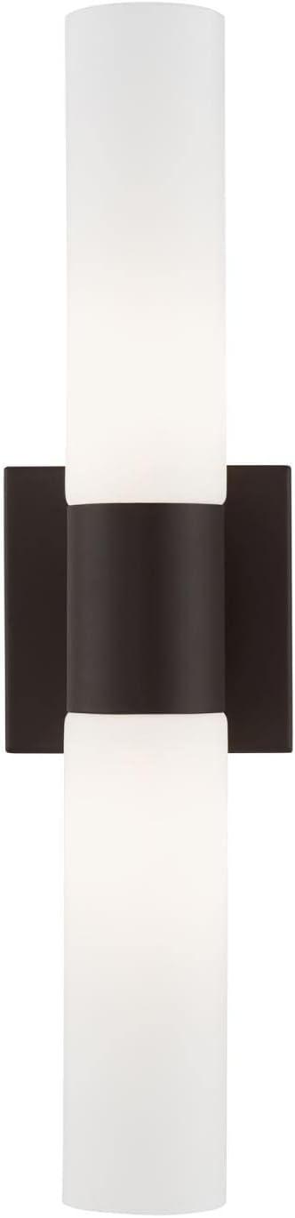 Livex Lighting Aero Bronze ADA 2-Light Vanity Sconce